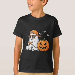 Camiseta Boo Bonito Com Pulmões Jogando Dia de as Bruxas en