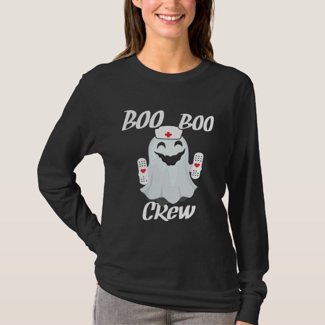 Camiseta Boo Boo Crew EMT Paramedic and Nurse (Frente)