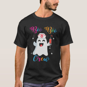 Camiseta Boo Boo Crew Enfermeira Enfermeira Halloween Fanta