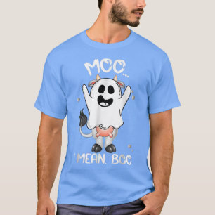 Camiseta Boo Boo Crew Ghost Cow Moo I Significa Boo Farmer