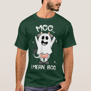 Camiseta Boo Boo Crew Ghost Cow Moo I Significa Boo Farmer 