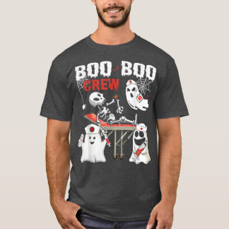 Camiseta Boo Boo Crew Ghost Doutor paramédico EMT Nurn Hall