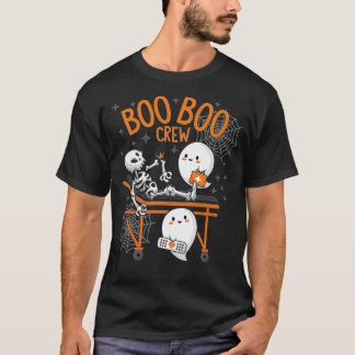 Camiseta Boo Boo Crew Ghost Médico paramédico EM Enfermeira
