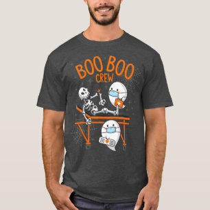 Camiseta Boo Boo Crew Ghost Médico paramédico Enfermeiro 