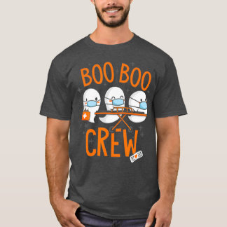 Camiseta Boo Boo Crew Ghost Médico paramédico Enfermeiro EM