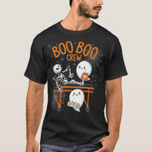 Camiseta Boo Boo Crew Ghost Médico paramédico Enfermeiro Ha