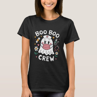 Camiseta Boo Boo Crew Halloween Ghost Nurse 2024