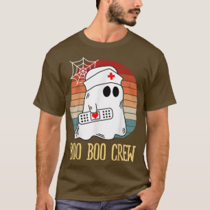Camiseta Boo Boo Crew Nurse Ghost Funny Halloween Costume 7