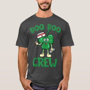 Camiseta Boo Boo Crew Nurse St Patrick's Day Lucky Shamrock