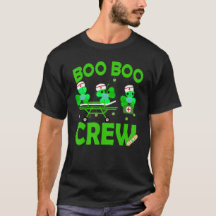 Camiseta Boo Boo Crew Nurss Rua Patrick S Day Shamrock