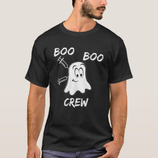 Camiseta Boo Boo Crew Vacinou O Halloween 2021 Witches Pum