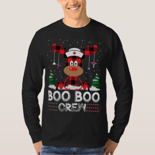 Camiseta Boo Boo de Natal Enfermeiro Enfermeiro Xmas Enferm