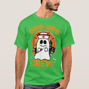 Camiseta Boo Boo Funny Crew Halloween Médico Enfermeiro
