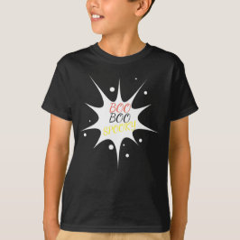 Camiseta Boo Boo Spooky Boys Black