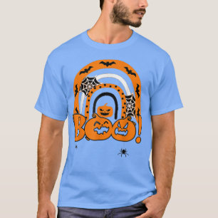 Camiseta Boo Com Aranhas E Chapéu De Bruxas 118