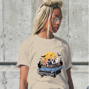 Camiseta Boo Crew Engraçado T Rex Retriever Tee