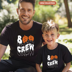 Camiseta Boo Crew Halloween Matching Family Men