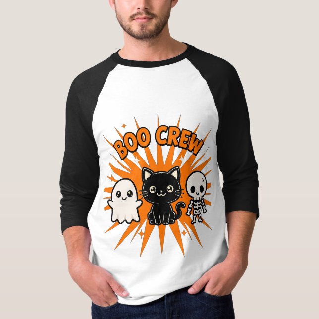 Camiseta Boo Crew Matching Squad Tee (Frente)