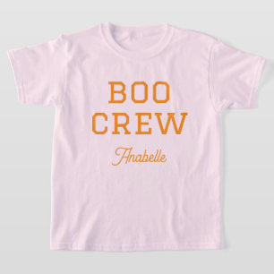 Camiseta Boo Crew Monograma Halloween