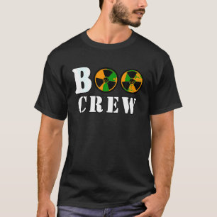 Camiseta Boo Crew - Sinal de Aviso Radioativo Halloween
