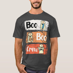 Camiseta Boo Crew Team Enfermando Lpn Cna Enfermeira De Saú