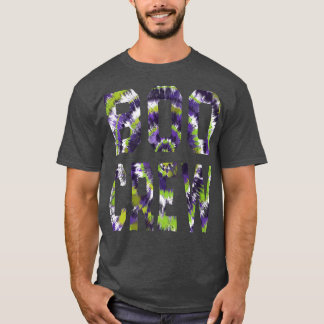 Camiseta Boo Crew Tie Dye Correspondente ao Halloween Casa 