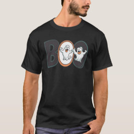 Camiseta Boo Cute Halloween Fantasia Divertimento e Spooky