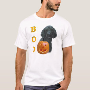 Camiseta Boo de Poodle Revestido Negro