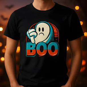 Camiseta Boo desaprovando o Design do Fantasma Grumpy Hallo