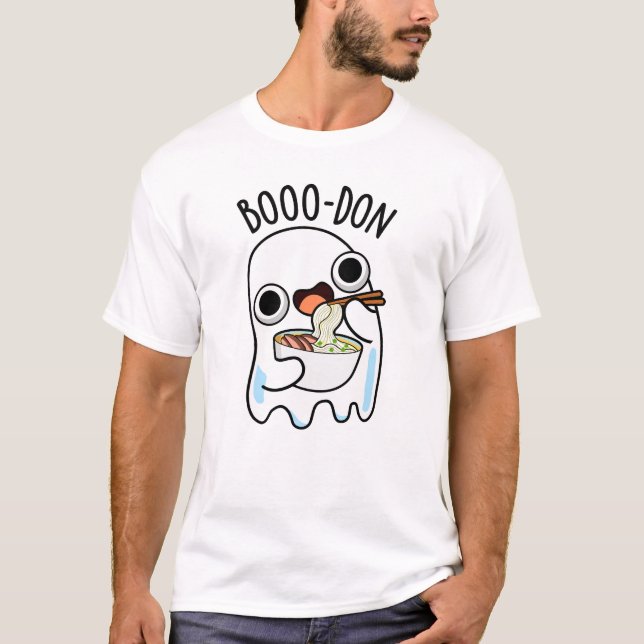Camiseta Boo-don Funny Ghost Udon Pun (Frente)