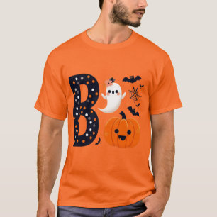 Camiseta Boo Fantasma Adorável e Design de Halloween de Pum