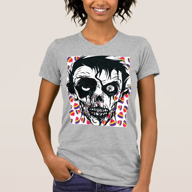 Camiseta Boo Feliz Dia das Bruxas (Frente)