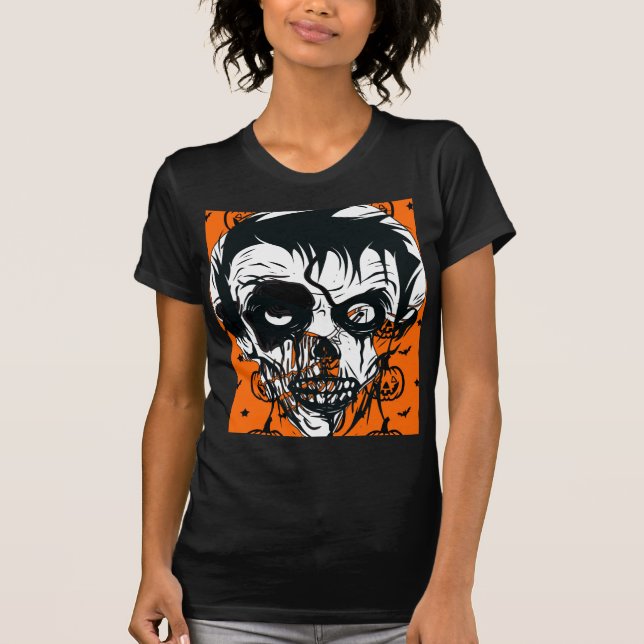 Camiseta Boo Feliz Dia das Bruxas (Frente)
