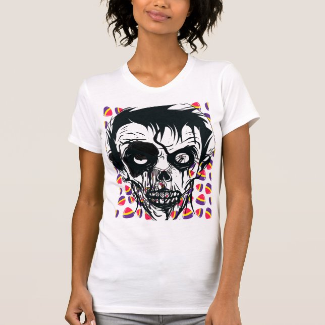 Camiseta Boo Feliz Dia das Bruxas (Frente)