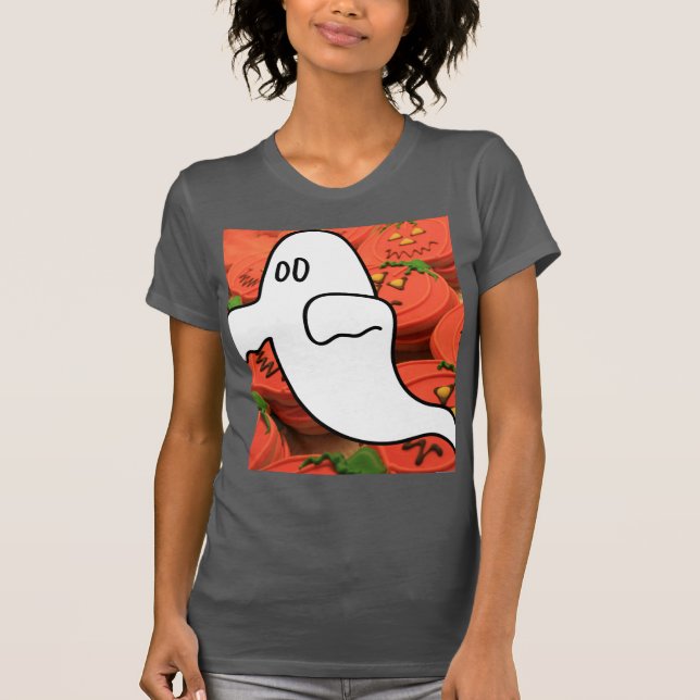 Camiseta Boo Feliz Dia das Bruxas (Frente)