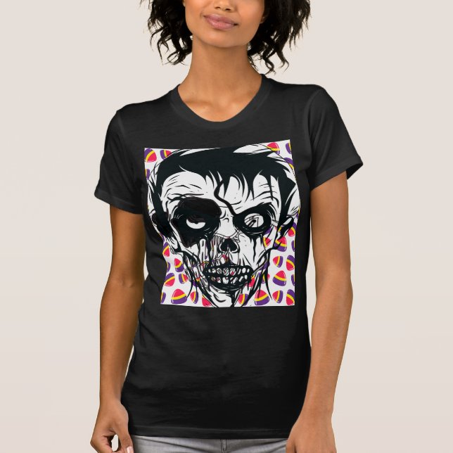 Camiseta Boo Feliz Dia das Bruxas (Frente)