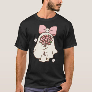 Camiseta Boo Flower Birthday Girl Twin Coquette Heart ART O