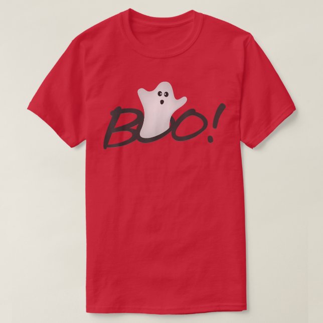 Camiseta Boo  Funny Halloween T 673 (Frente do Design)