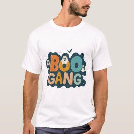 Camiseta Boo Gang Cute Ghost Halloween Design Funny Spooky