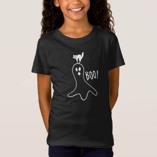 Camiseta Boo Ghost Cat Halloween