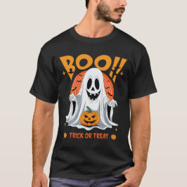 Camiseta Boo! Ghost Halloween Trick or Treat