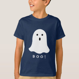 Camiseta Boo Ghost para o Halloween para crianças