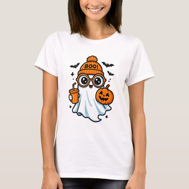 Camiseta Boo Ghost Pumpkin Brew (Frente)