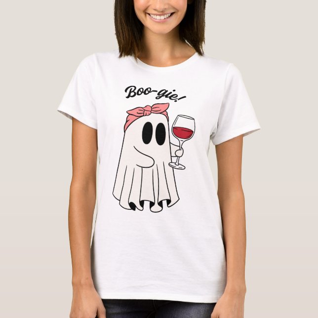 Camiseta Boo-gie! Dia das Bruxas (Frente)