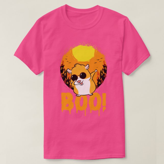 Camiseta Boo Guiné Pig Halloween (Frente do Design)