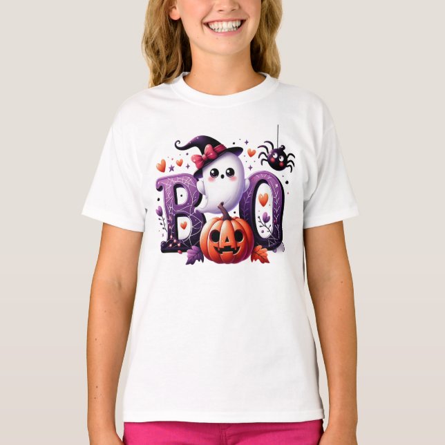 Camiseta Boo Halloween (Frente)