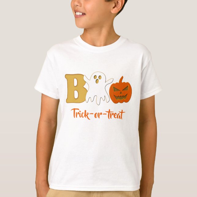 Camiseta Boo Halloween (Frente)