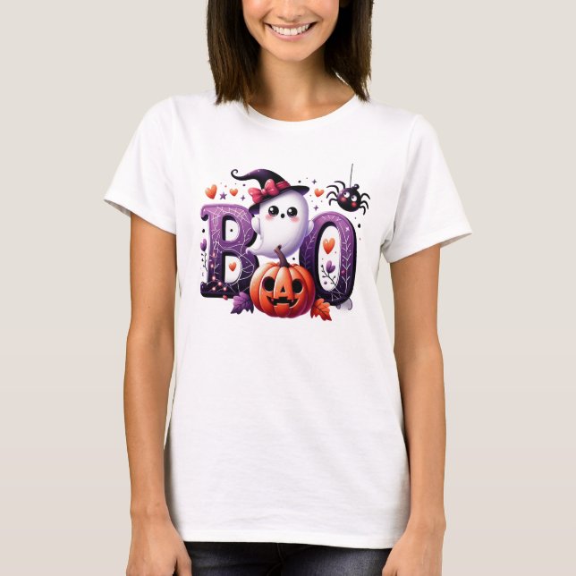 Camiseta Boo Halloween (Frente)