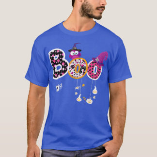 Camiseta Boo Halloween Costume Spiders, Fantasmas, Pumkin e