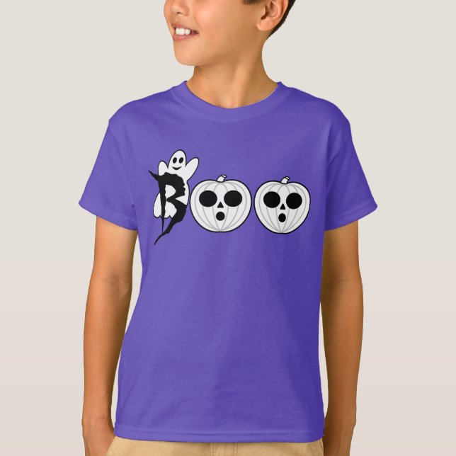 Camiseta BOO! Halloween Ghost T-Shirt (Frente)